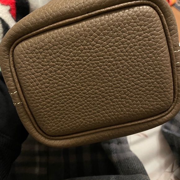 Mini handmade leather bag picotin bag bucket bag micro bag - Picture 4 of 8